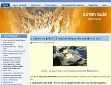 Tablet Screenshot of dotekyduse.cz
